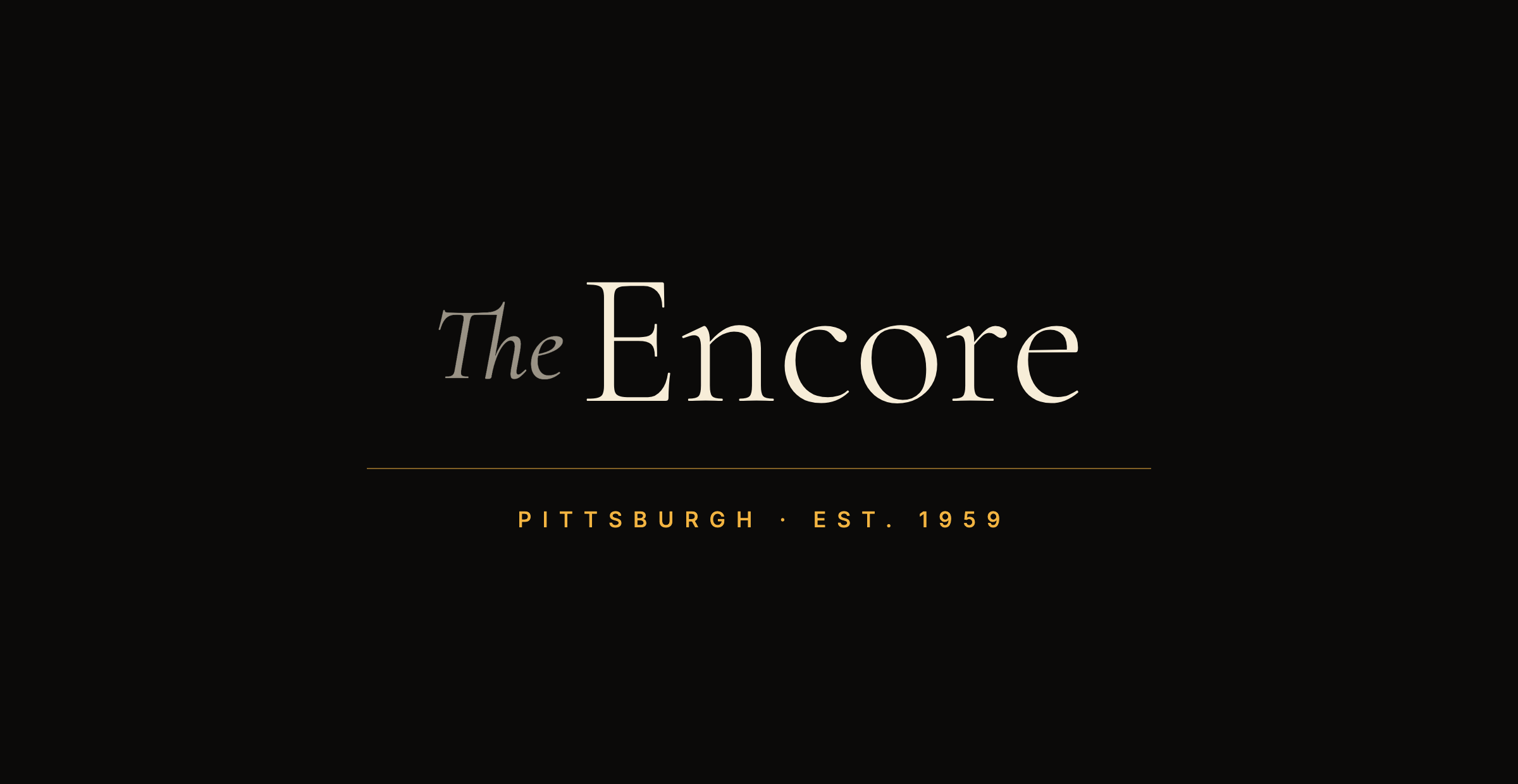 The Encore full lockup on night black