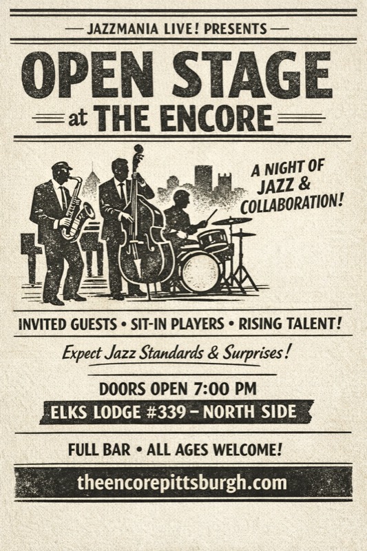 Open Stage event poster